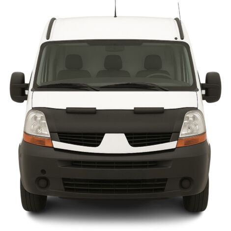 Protège Capot compatible avec Renault Master 2003 à 2010, Bra de Capot Protection, Noir (1/5)