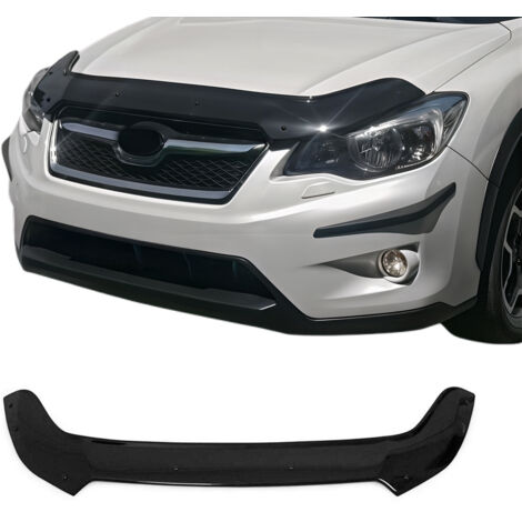 Déflecteur de Capot Compatible avec Subaru XV 2012-2016 SUV en Acrylique Noir (1/5)