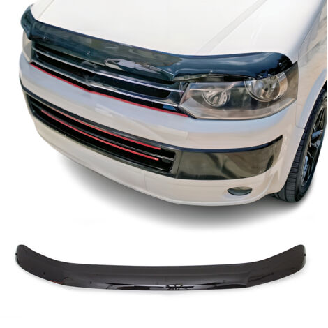 Deflecteurs d'air Capot de Voiture pour VW Transporter T5 2010-15 Acrylique Noir