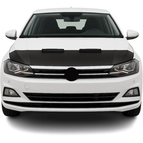 OMAC Protège Capot pour VW Polo 2017-2026 Masque de Voiture Vinyle Noir (1/5)
