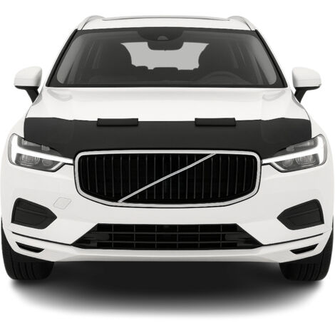 OMAC Protège Capot - Masque De Voiture pour Volvo XC60 2018-2026 en Vinyle Noir (1/5)