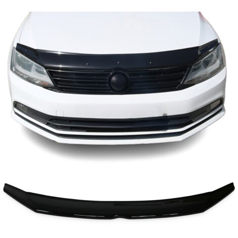 Deflecteurs d'air Capot de Voiture pour VW Jetta 2011-19 Berline Acrylique Noir (1/5)