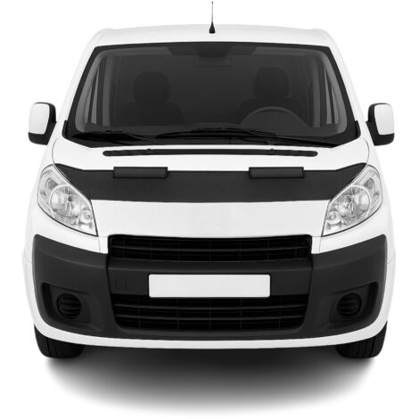 Protège Capot compatible avec Peugeot Expert 2007 à 2016, Bra de Capot Protection, Noir