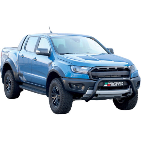 Pare-buffle Avant pour Ford Ranger Raptor 2019-2022 76 mm en Acier Noir
