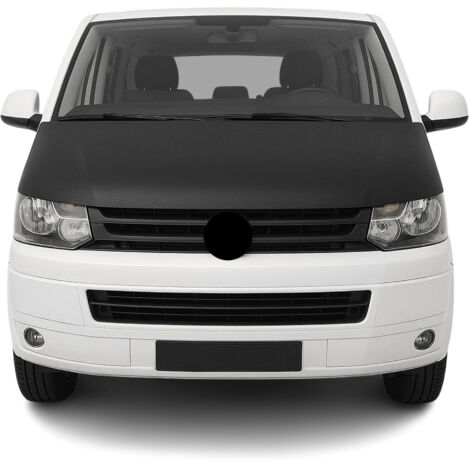 Protège Capot pour VW Transporter Caravelle T5 2010 à 2015, Bra de Capot Protection, Noir (1/4)