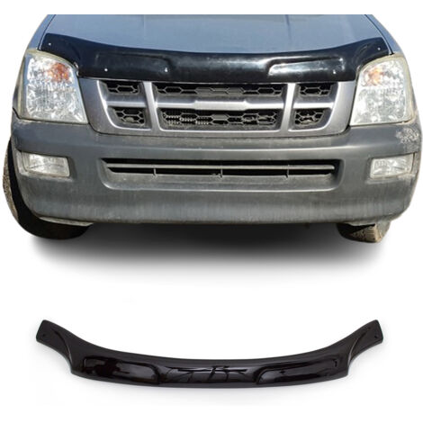 Déflecteur de Capot Compatible avec Isuzu D-Max 2002-2006 en Acrylique Noir (1/5)