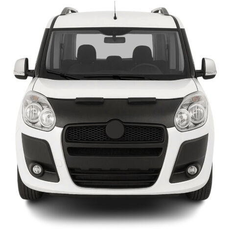 Protège Capot compatible avec Fiat Doblo 2010 à 2014, Bra de Capot Protection, Noir (1/5)