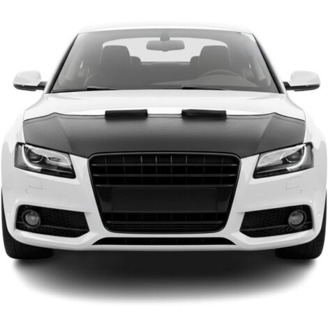 Protège Capot Compatible avec Audi A5 B8 2008 à 2012, Bra de Capot Protection, Noir
