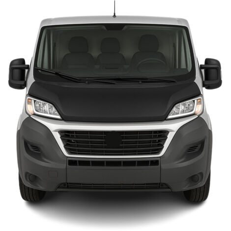 OMAC Protège Capot pour Fiat Ducato 2014-2026 Masque de Voiture Vinyle Noir complète