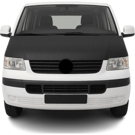 Protège Capot pour VW Transporter Multivan T5 2003 à 2010, Bra de Capot Protection, Noir