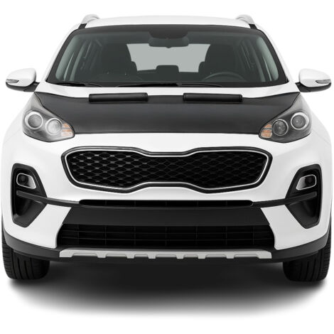 Protège Capot compatible avec Kia Sportage 2015 à 2021, Bra de Capot Protection, Noir (1/5)