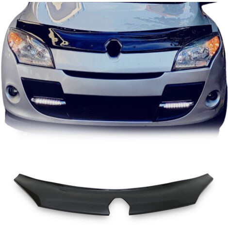 Deflecteurs d'air Capot de Voiture pour Renault Megane 2009-2012 Acrylique Noir (1/5)