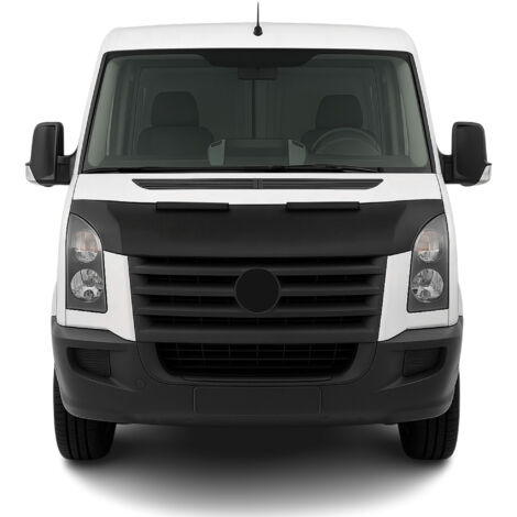 Protège Capot compatible avec VW Crafter 2006 à 2017, Bra de Capot Protection, Noir
