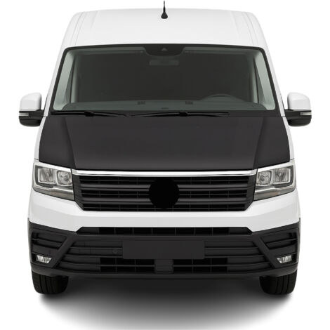 OMAC Protège Capot pour VW Crafter 2017-2026 Masque de voiture vinyle Noir complète (1/4)
