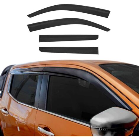 Déflecteurs De Vent Pluie d'air pour Toyota Hilux 2007-2012 (PF) Acrylique 4 Pcs