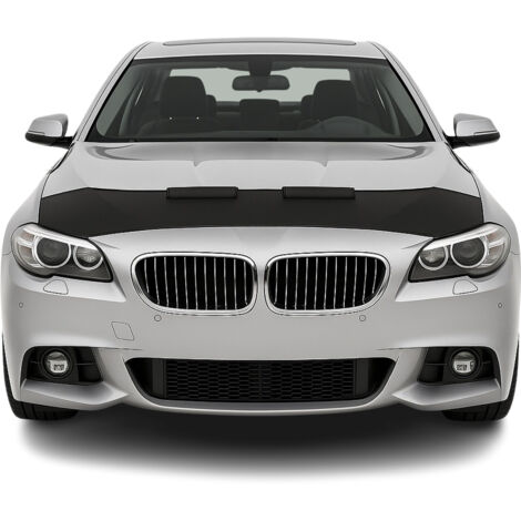 Protège capot Masque Compatible avec BMW Série 5 F10 F11 / M5 2010-2016 vinyle Noir (1/5)