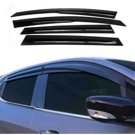 Déflecteurs De Vent Pluie d'air Compatible avec Skoda Octavia Berline 2013-2019 Acryl 4 Pcs (1/5)