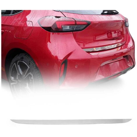 Garniture de Hayon Coffre pour Opel Corsa F 2019-2026 acier inox Brillant 1Pc