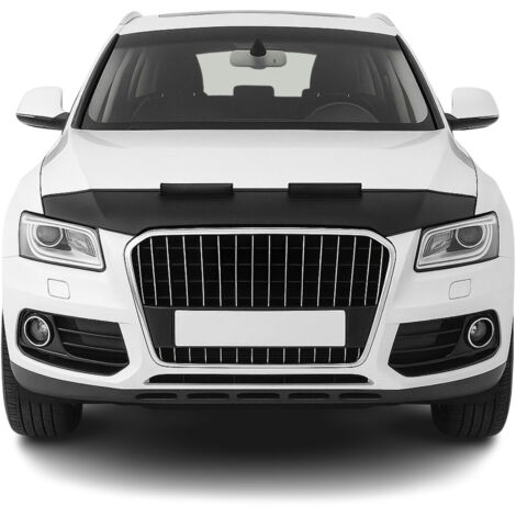 Protège capot Masque Compatible avec Audi Q5 8RB 2008-2017 vinyle Noir (1/5)