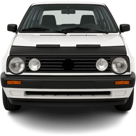 Protège Capot compatible avec VW Golf 1983 à 1991, Bra de Capot Protection, Noir