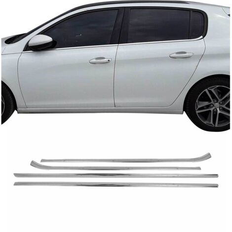 Garniture de Fenêtre pour Peugeot 308 HB 2013-2021 Acier Inox 4Pcs