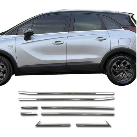 Garniture de Fenêtre pour Opel Crossland X 2017-2024 Acier INOX 8Pcs (1/5)