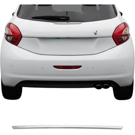 Garniture de Hayon Coffre pour Peugeot 208 2012-2019 acier inox