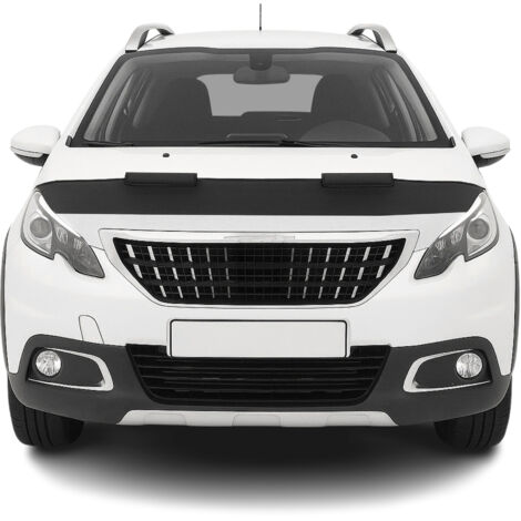 Protège Capot compatible avec Peugeot 2008 2017 à 2020, Bra de Capot Protection, Noir