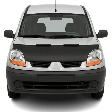 Protège Capot compatible avec Renault Kangoo 2003 à 2008, Bra de Capot Protection, Noir (1/5)