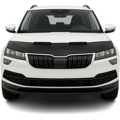 OMAC Protège Capot pour Skoda Karoq 2017-2026 Masque de Voiture Vinyle Noir (1/5)