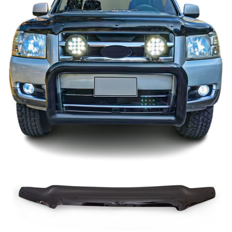 Deflecteurs d'air Capot de Voiture pour Ford Ranger 2007-2009 Acrylique Noir (1/5)