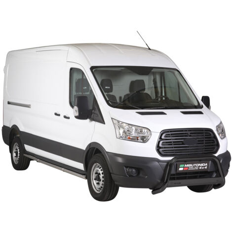 Pare-buffle Avant pour Ford Transit 2015-2026 63 mm en Acier Noir