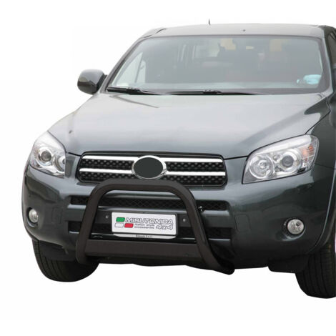 Pare-buffle Avant pour Toyota RAV4 XA30 2006-2009 63 mm en Acier Noir