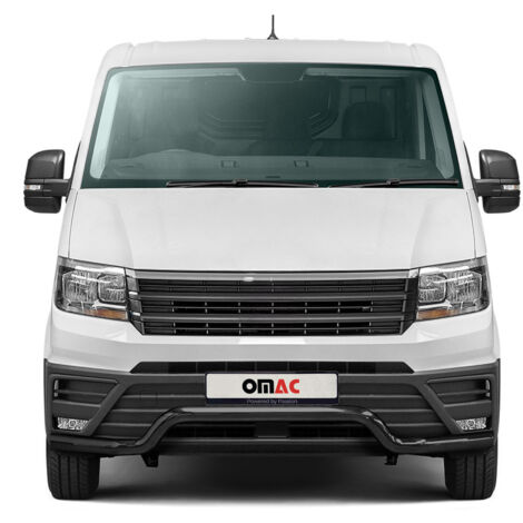 Pare-Buffle Avant Pour VW Crafter 2017-2026 Acier Noir