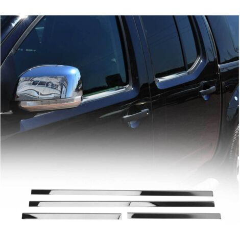 OMAC Garniture de Fenêtre Compatible avec Nissan Navara 2005-2015 Acier INOX 4Pcs (1/5)