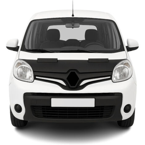 Protège Capot compatible avec Renault Kangoo 2013 à 2018, Bra de Capot Protection, Noir