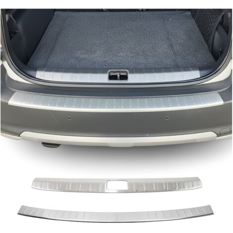 OMAC Kit Protection de Pare-Chocs arrière Compatible avec Skoda Yeti 2010-2013 Brossé inox 2Pcs (1/5)