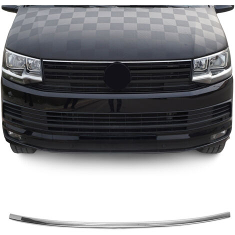 Moulure de capot avant pour VW T6 Transporter tout 2015-2019 acier inox chromé (1/5)
