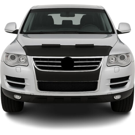 Protège Capot compatible avec VW Touareg 2003 à 2010, Bra de Capot Protection, Noir (1/5)