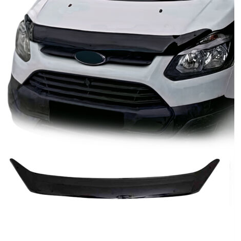 Déflecteur de Capot Compatible avec Ford Transit Tourneo Custom 2013-2018 Pre-FL Noir