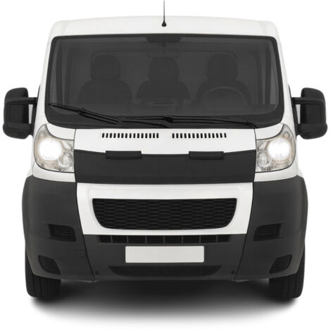 Protège Capot compatible avec Peugeot Boxer 2006 à 2014, Bra de Capot Protection, Noir (1/5)
