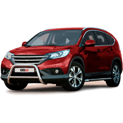 Pare-Buffle Avant Pour Honda CR-V 2012-2016 en Acier Inox Argent