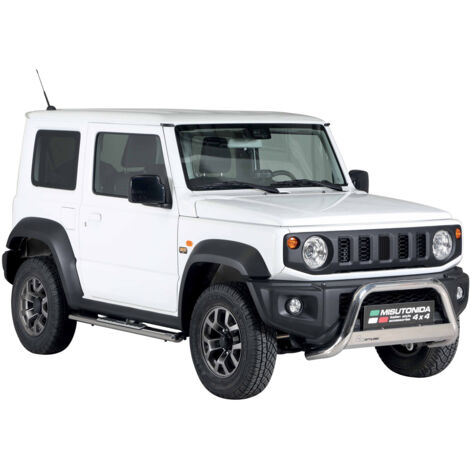 Pare-buffle Avant pour Suzuki Jimny 2018-2026 63 mm en Acier Gris