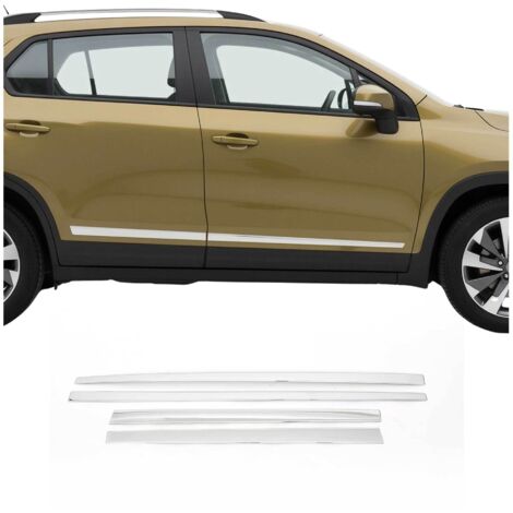 Garniture Baguette de porte latérale pour Skoda Kodiaq II 2024-2026 inox 4Pcs (1/5)