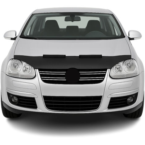 Protège Capot compatible avec VW Jetta 2005 à 2010, Bra de Capot Protection, Noir (1/5)
