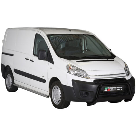 Pare-buffle Avant pour Citroen Jumpy 2006-2015 63 mm en Acier Noir
