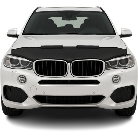 OMAC Protège Capot Masque Compatible avec BMW X5 F15 F85 2013-2018 Vinyle Noir (1/5)