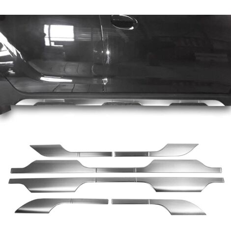 Barre latérale en acier inoxydable brossé chromé Compatible avec Duster II 2018-2019