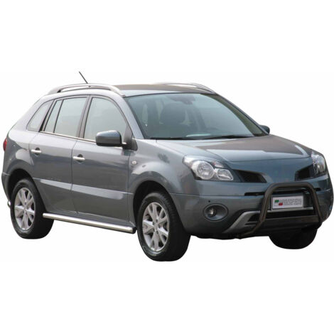 Pare-buffle Avant pour Renault Koleos 2008-2011 63 mm en Acier Noir