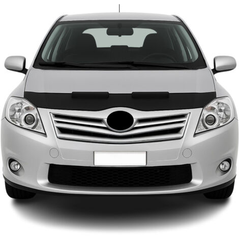 Protège Capot compatible avec Toyota Auris 2010 à 2012, Bra de Capot Protection, Noir (1/5)